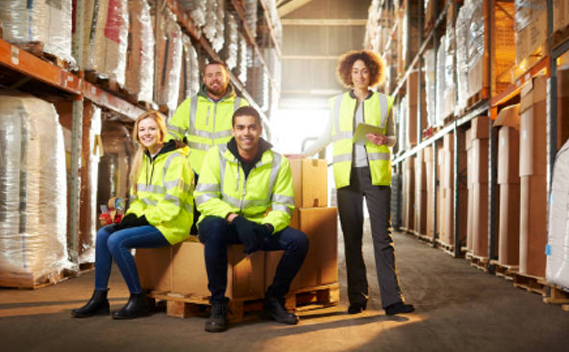 this team wears the proper New York Reflective Safety Vest